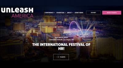 Unleash America, the International Festival of HR, to hold in April, 2023