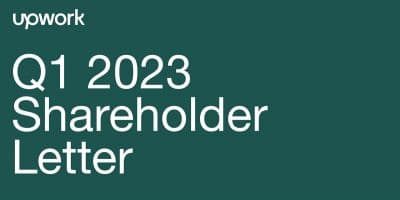 Upwork Q1 2023 Shareholder Letter