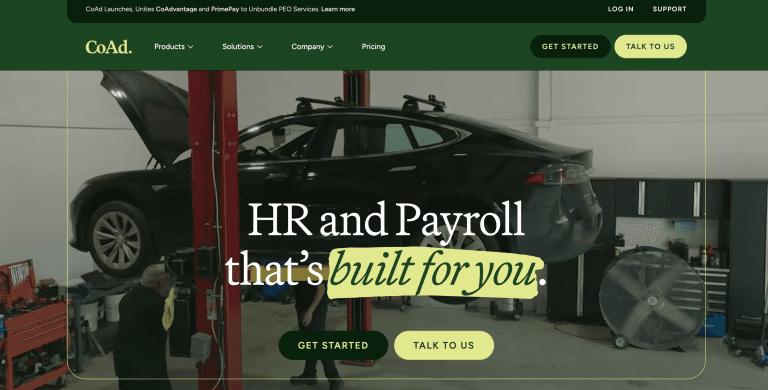 CoAdvantage and PrimePay Launch CoAd, Unbundling Traditional PEO Services for the First Time