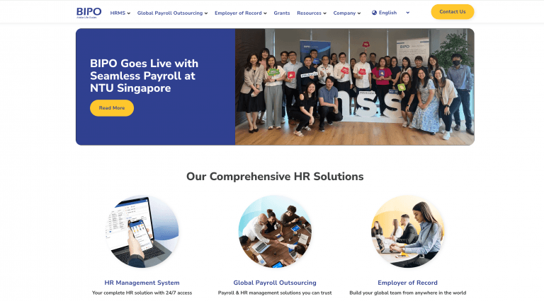 Singapore-Based Global Payroll and HR Platform BIPO Secures US$50M Investment from Apis Partners to Expand Across 170+ Markets