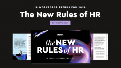Visier:10 WORKFORCE TRENDS FOR 2024 The New Rules of HR