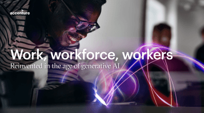 Work, workforce, workers Reinvented in the age of generative AI