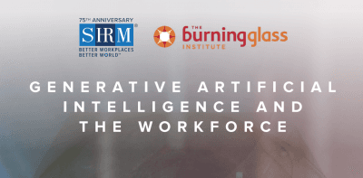 Generative Artificial Intelligence and the Workforce