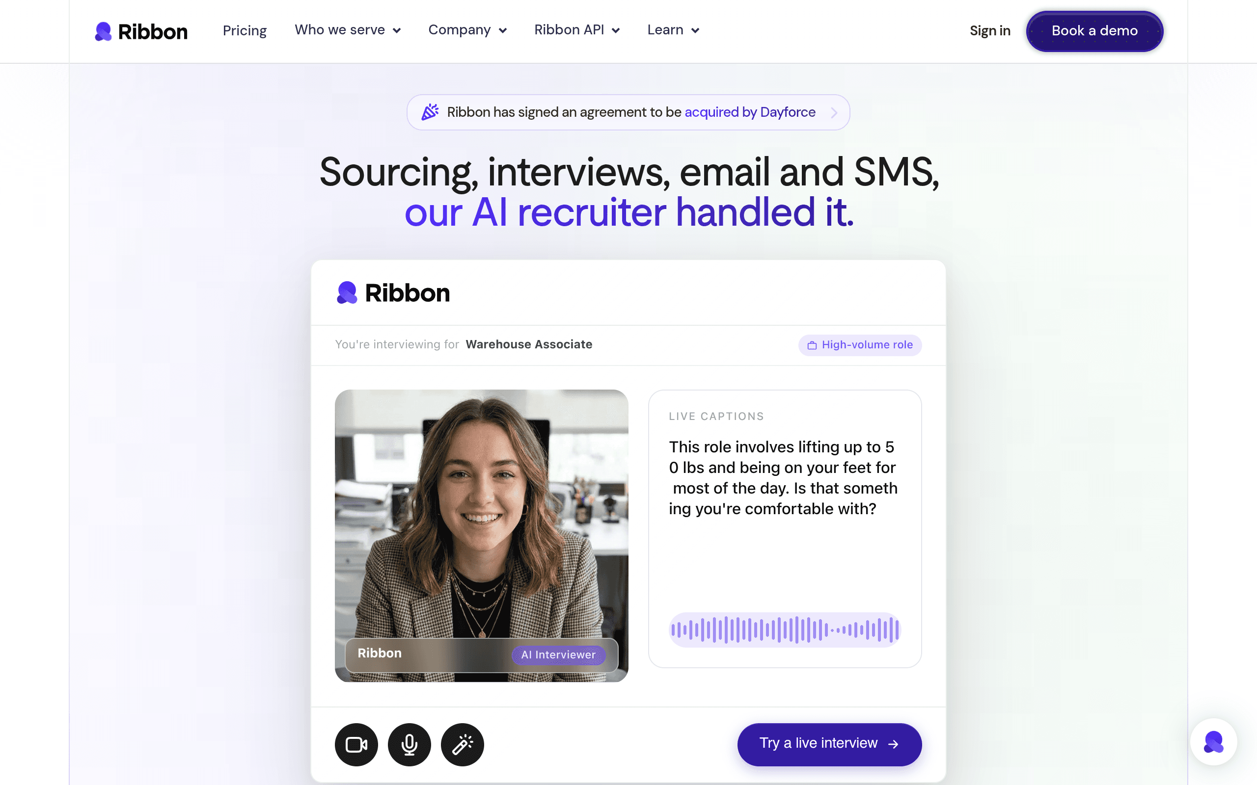 Dayforce to Acquire Ribbon AI to Expand Agentic Recruiting Capabilities - citybiz