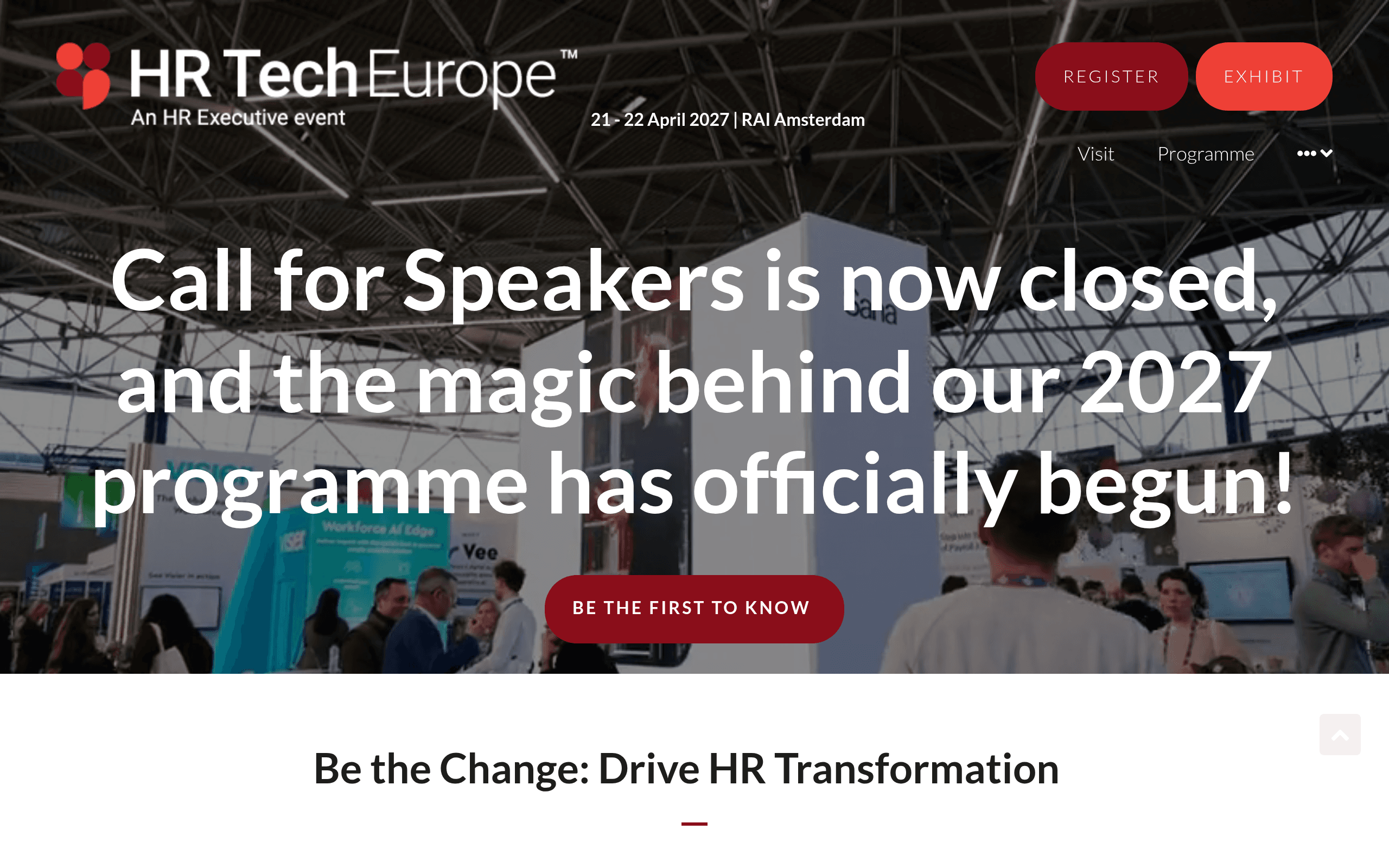 HR Tech Europe 2027