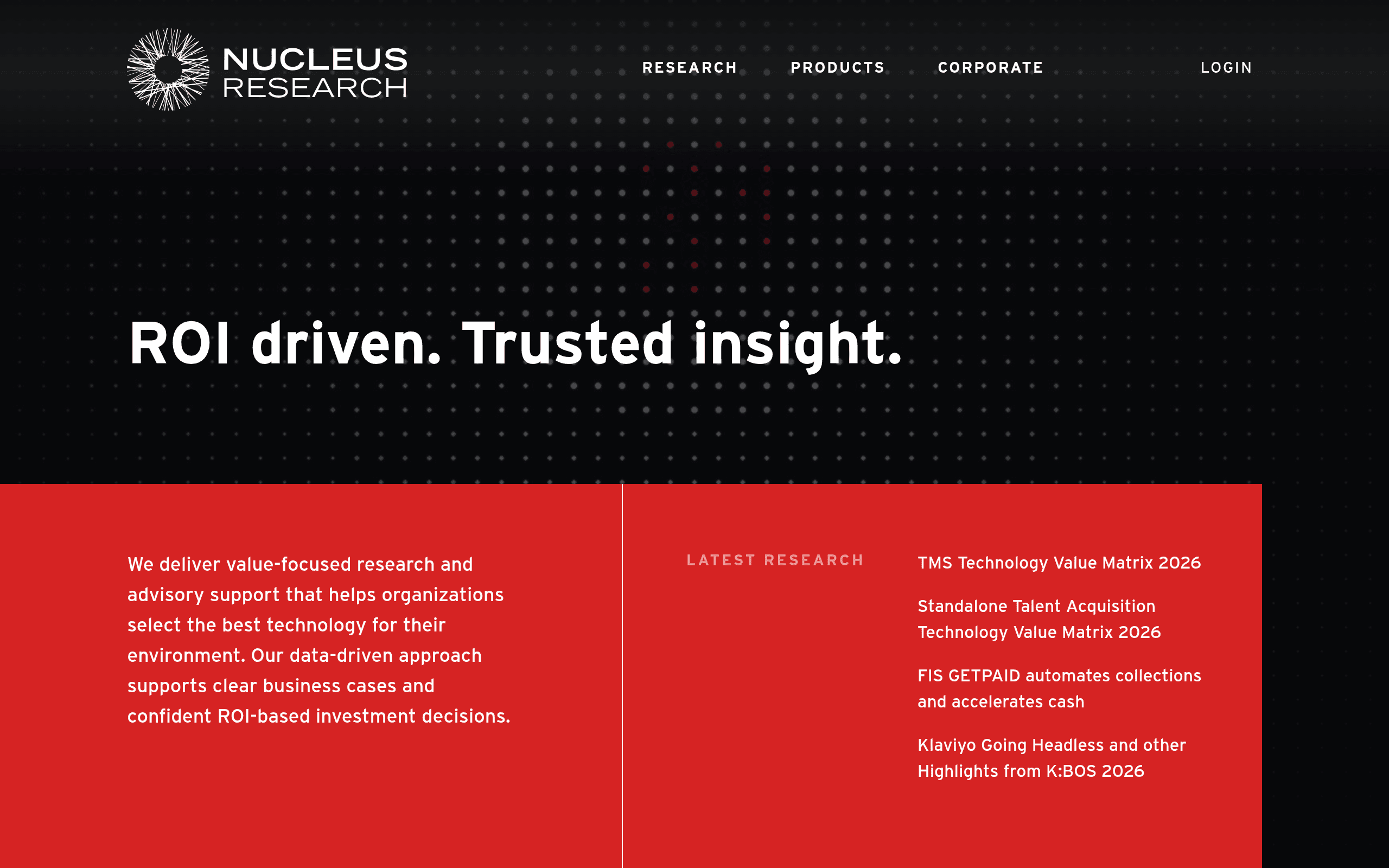 Nucleus Research Releases 2026 Standalone Talent Acquisition Technology Value Matrix - PR Newswire