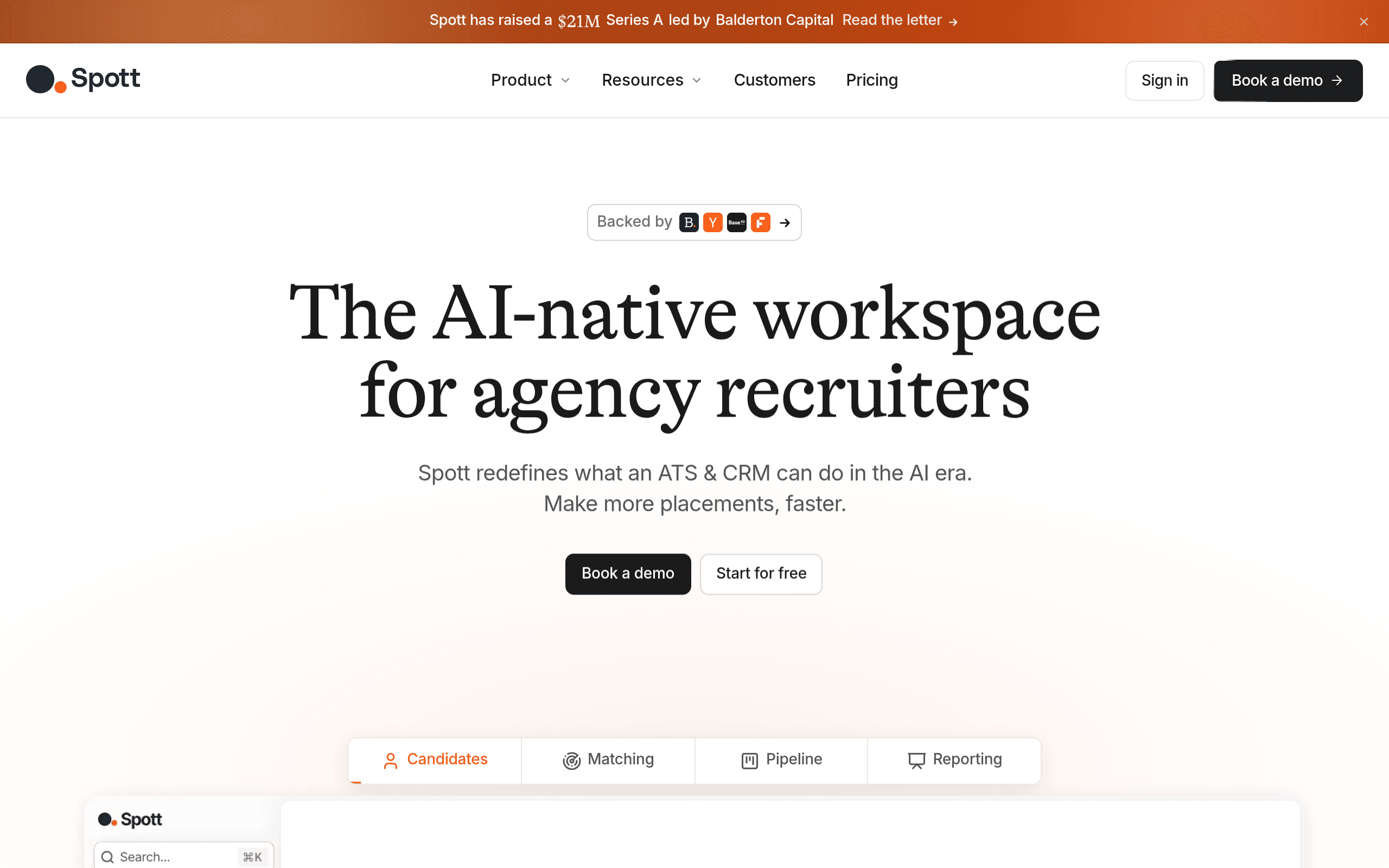 Spott Raises $21M Series A to Build an AI-Native OS for Recruitment Agencies